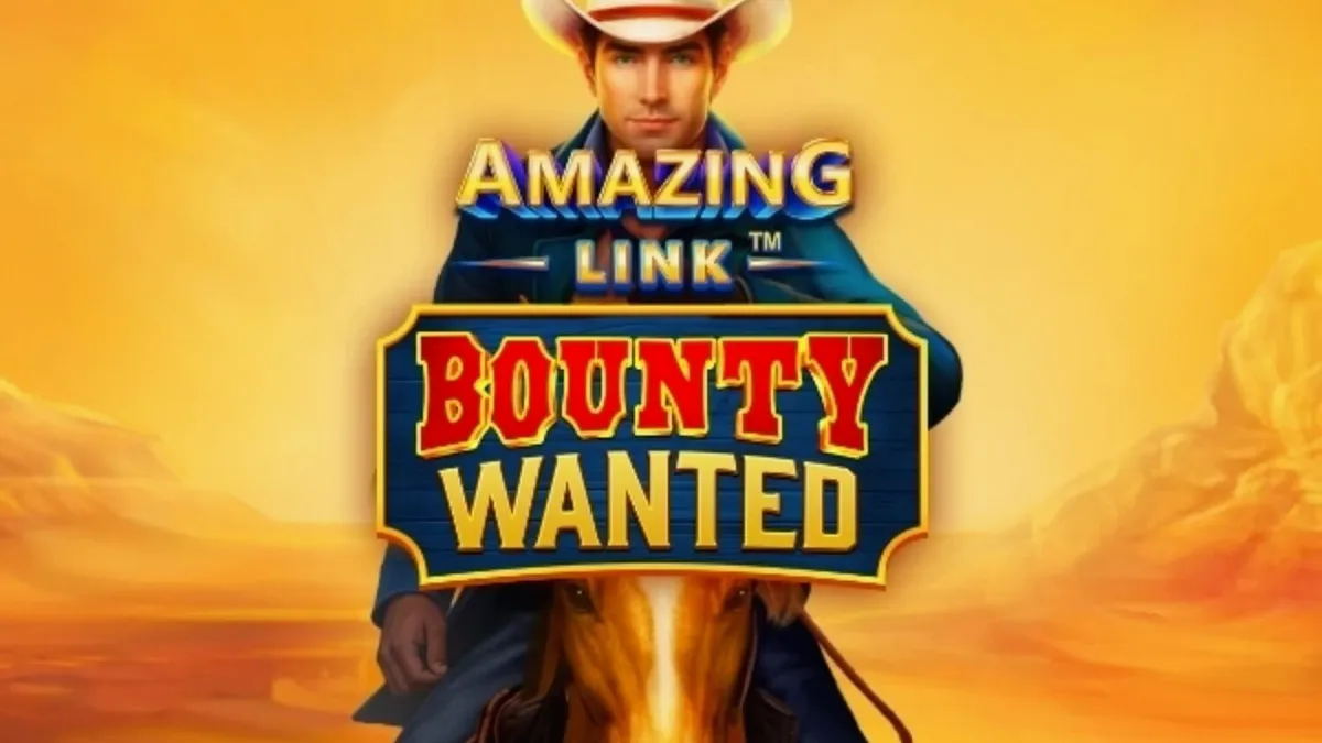 Amazing Link Bounty Wanted سلاٹ گیم کا ویسٹرن تھیم والا انٹرفیس